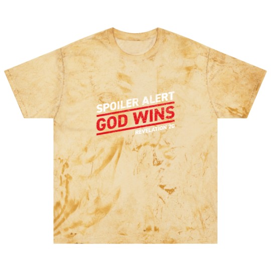 Discover Spoiler Alert - God Wins - Bible - Blast T Shirts