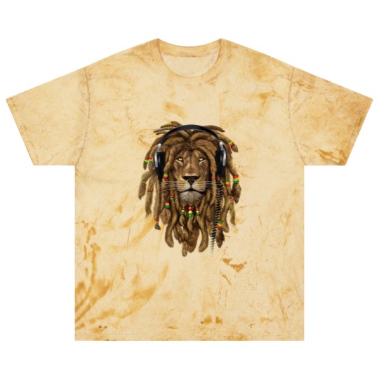 Discover Rasta Reggae Lion Music Art for Rastafari Lover Blast T Shirts