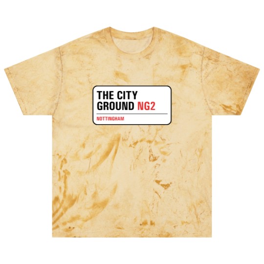 Discover Nottingham Forest - The City Ground Street Sign Blast T Shirts