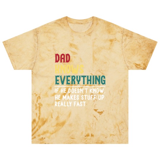 Discover Dad know Everything Fathers day gift for Funny Dad Grandpa Blast T Shirts