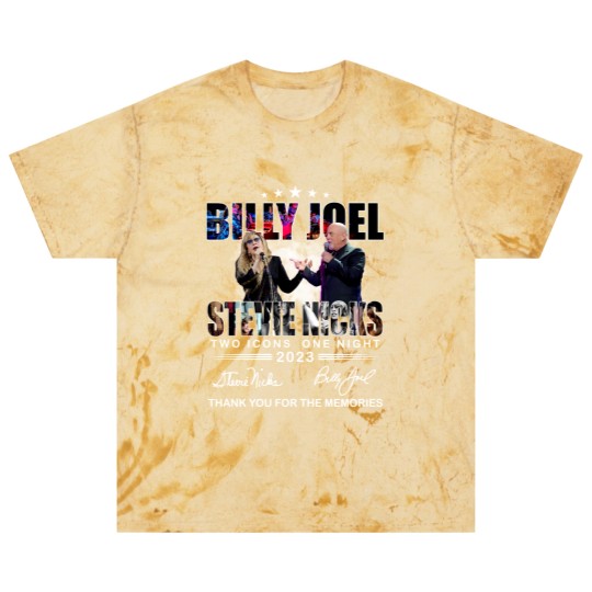 Discover Billy Joel Stevie Nicks Two Icons One Night 2023 Thank You Blast T Shirts