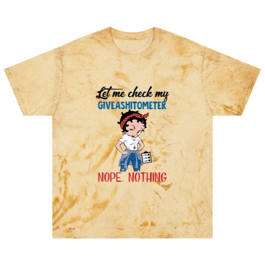Discover Betty Boop Let Me Check My Giveashitometer Nope Nothing Vintage Blast T Shirts