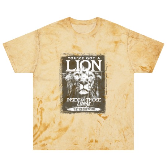 Discover Lion In Those Lungs Christian Blast T Shirts, Christian Faith Blast T Shirts, Gratitude Brandon Lake Blast T Shirts