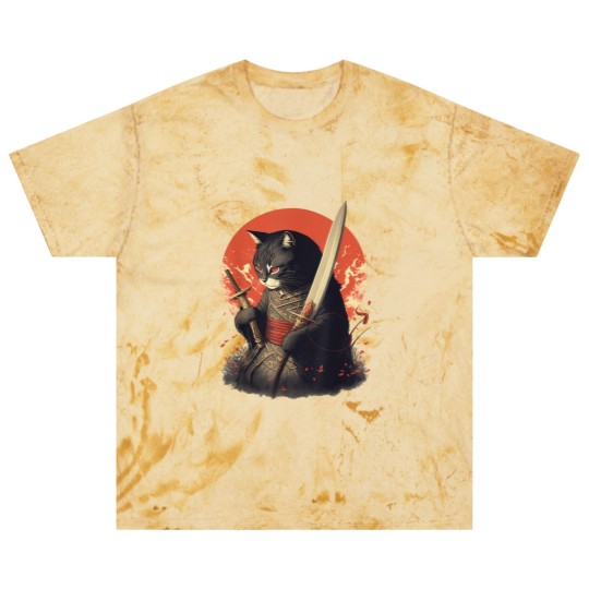 Discover Retro Japanese Samurai Ninja Cat Blast T Shirts, Ninja Cat Blast T Shirts