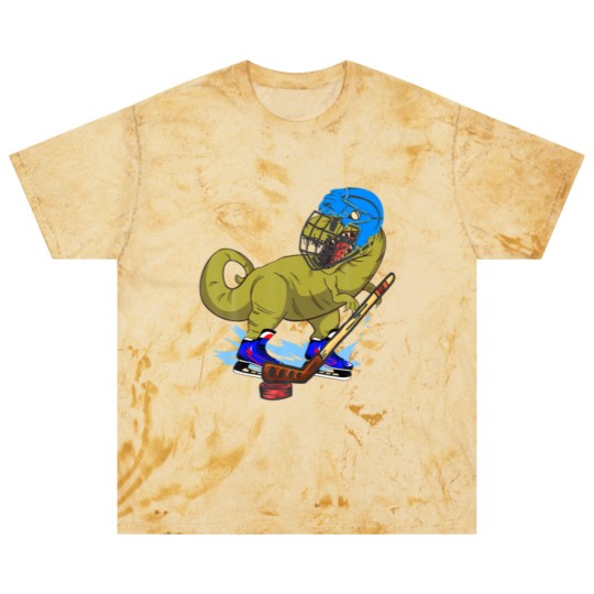 Discover Ice Hockey Dino Hockey Dinosaur Play Ice Hockey Re Blast T Shirts