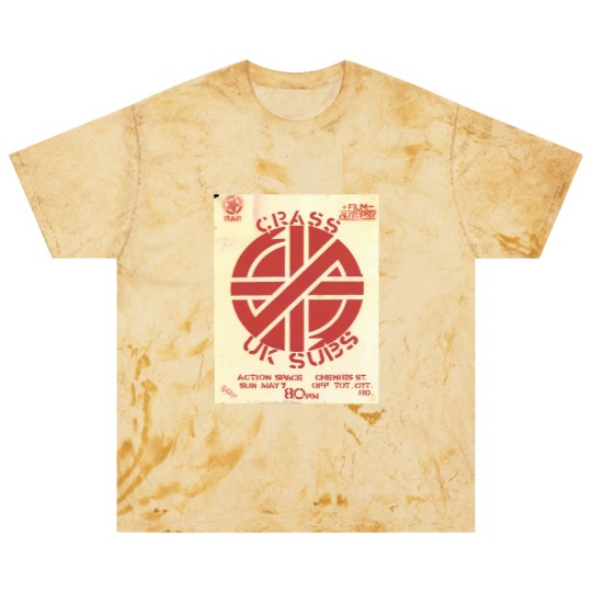 Discover Vintage Crass and UK Subs Concert Flyer Poster Blast T Shirts