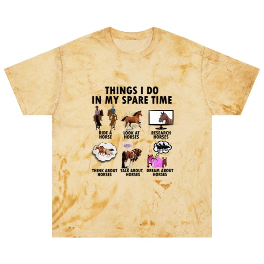 Discover Horse Lover Blast T Shirts | Gift For Horse Lover | Things I Do In Spare Time Blast T Shirts