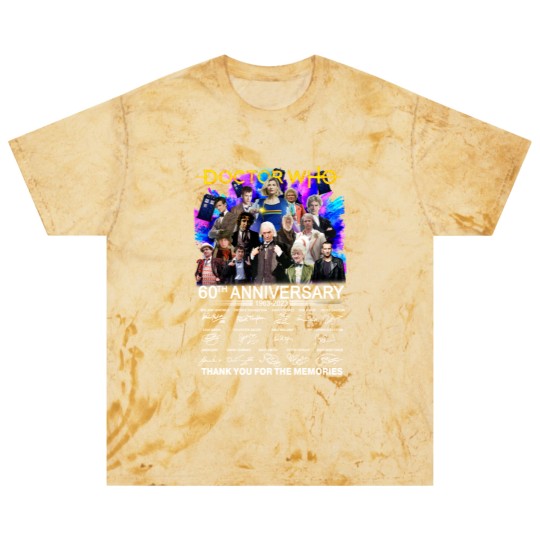 Discover Doctor Who 60th Anniversary 1963-2023 Signature Thank You Blast T Shirts