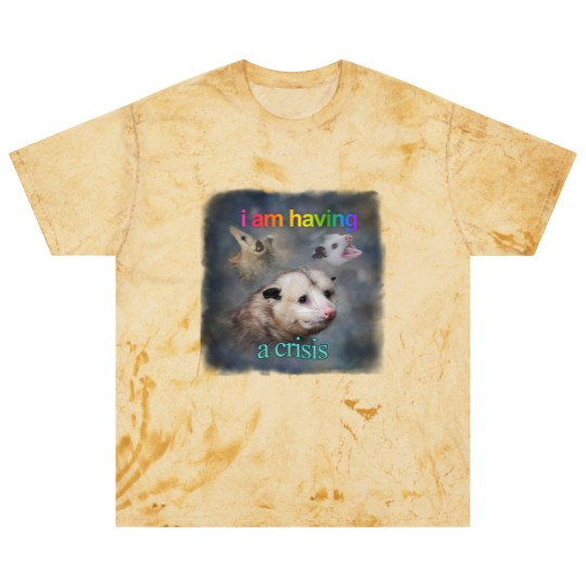 Discover I am having a crisis possum word art Classic Blast T Shirts