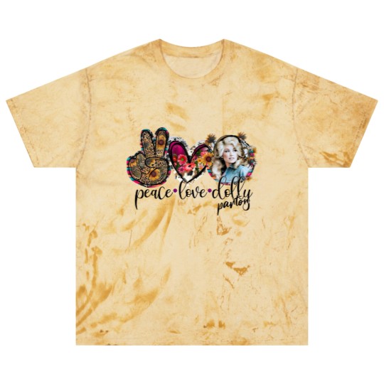 Discover Love Peace & Dolly Parton Unisex Jersey Short Sleeve Blast T Shirts