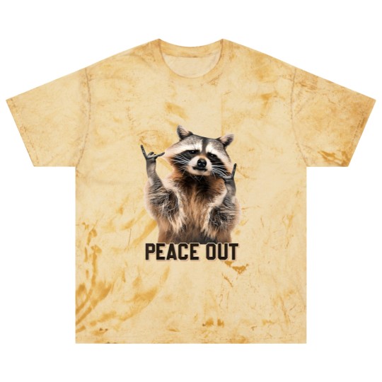 Discover Funny Raccoon Peace Out Sarcastic Raccoon Trashed Panda Blast T Shirts