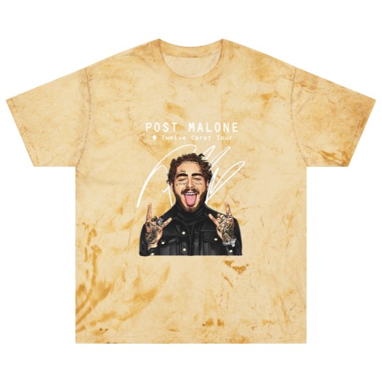 Discover Post Malone 12 Carat Tour Blast T Shirts -  Signed Signature Version - Post Malone Unisex Blast T Shirts Blast T Shirts