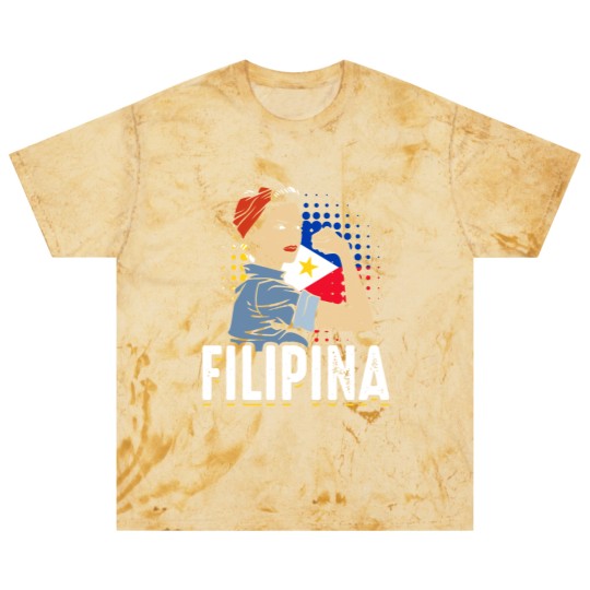 Discover Proud Filipina Woman Girl Philippines Flag Blast T Shirts