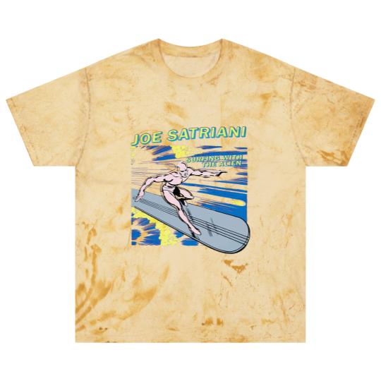 Discover joe satriani surfing with the alien red guitar god Blast T Shirts