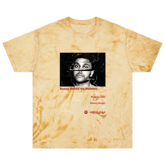 Discover Weeknds Beauty Behind the Madness Album Blast T Shirts, Weeknds Retro Vintage