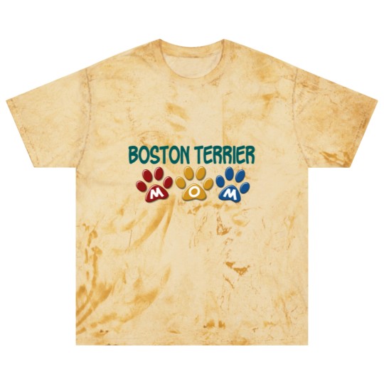 Discover BOSTON TERRIER MOM Paw Print 1 Blast T Shirts