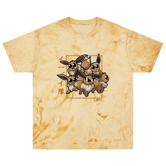 Discover Eevee Squad PKM Blast T Shirts Graphic Blast T Shirts,  Adult Men Unisex Game Cartoon Anime Japanese Umbreo Blast T Shirts