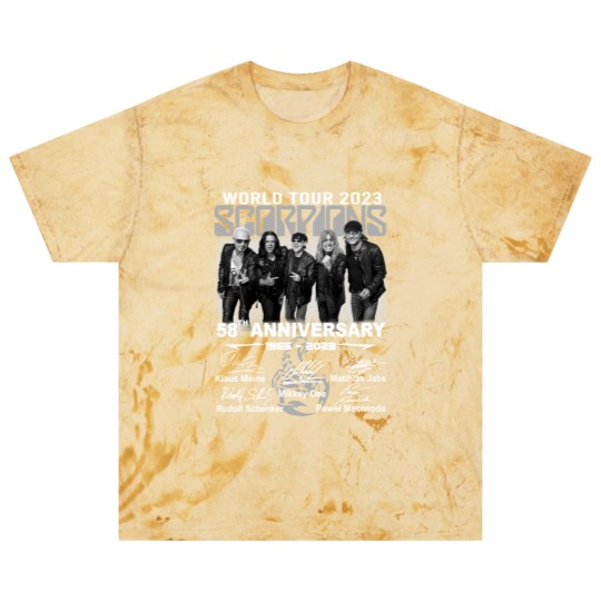 Discover 58TH ANNIVERSARY Scorpions world tour 2023 Blast T Shirts, Scorpions Blast T Shirts