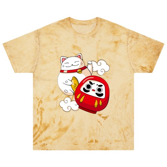 Discover Maneki Neko Lucky Cat Japanese Daruma Doll Kawaii Blast T Shirts