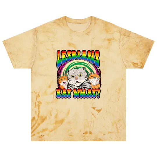 Discover Lesbians Eat What Cat National Coming Out Day LGBQ Pride Blast T Shirts