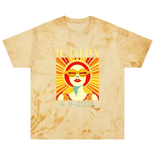 Discover Solar Eclipse Blast T Shirts April 8 2024, Totality Eclipse Blast T Shirts 4-8-24, Art Deco Solar Eclipse Blast T Shirts