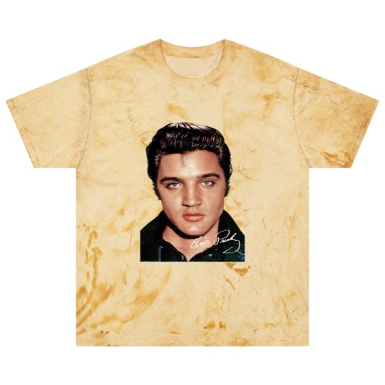 Discover Elvis Presley Signature Blast T Shirts Short Sleeve Cotton White Women Men S to 5XL