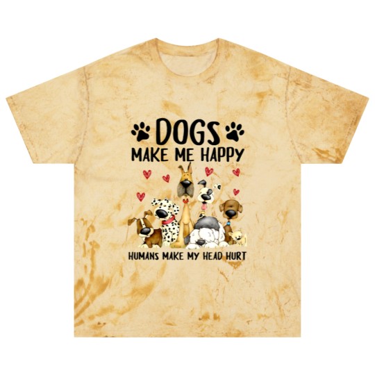 Discover dogs make me happy humans make my head hurt Blast T Shirts