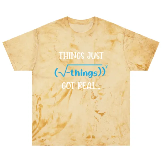 Discover Funny Math Tees: Things Just Got Real Blast T Shirts