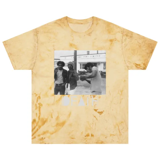 Discover Death - proto-punk band from Detroit White Letters Logo Blast T Shirts