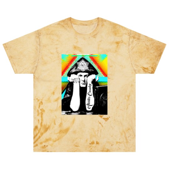 Discover Aleister Crowley Psychedelic Art Print Design - Aleister Crowley - Blast T Shirts