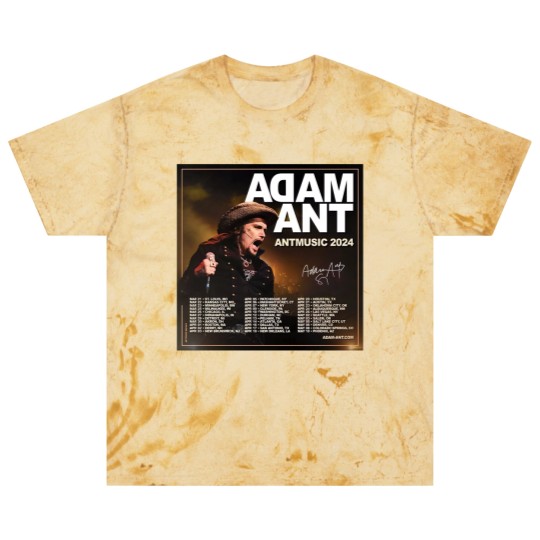 Discover Adam Ant Autumn 2024 UK ANTMUSIC Tour Unisex Blast T Shirts