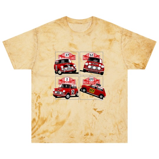 Discover Monte Carlo Rally Mini Coopers Blast T Shirts