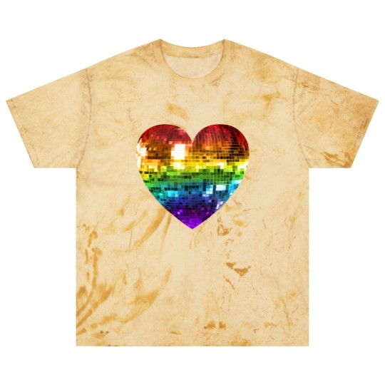 Discover Rainbow Disco Ball Heart  Classic Blast T Shirts