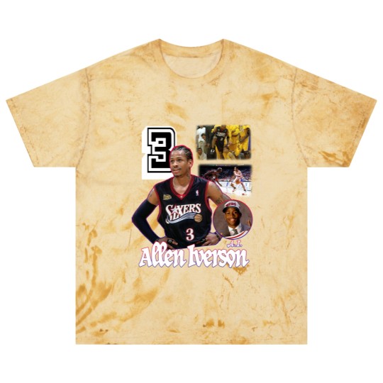Discover Allen Iverson number 3 pro basketball player Blast T Shirts