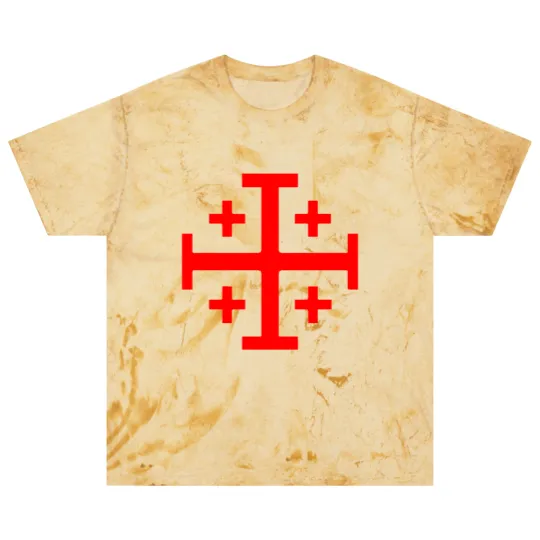 Discover Jerusalem Cross - Red - No Background Blast T Shirts