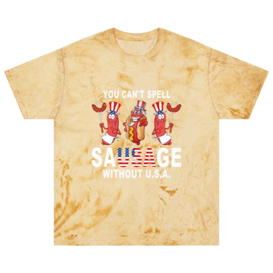 Discover you can spell sausage wihou usa 4h of july american flag shir Blast T Shirts