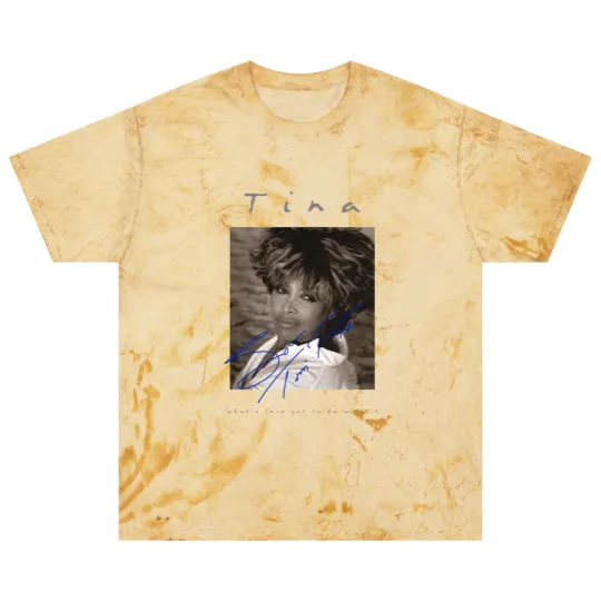 Discover Retro Signature Tina Turner Blast T Shirts Short Sleeve Unisex Blast T Shirts Blast T Shirts For Men Women