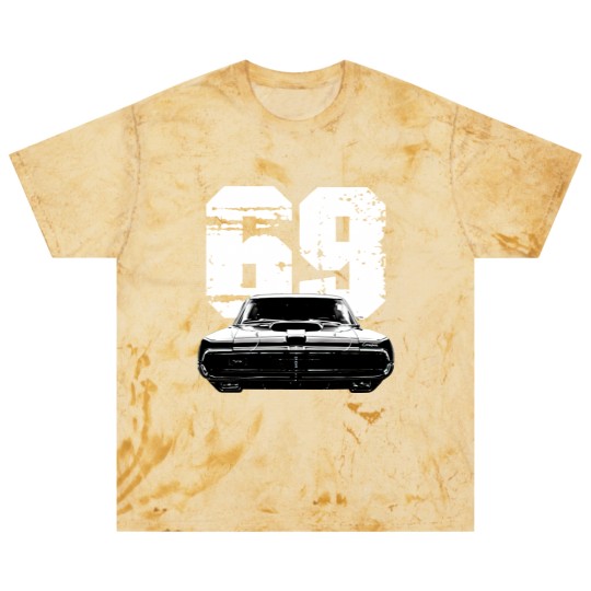 Discover 1969 Mercury Cougar Front View with Year Blast T Shirts