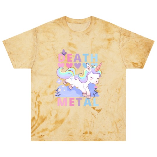 Discover Death Metal Adorable Unicorn rainbow Blast T Shirts