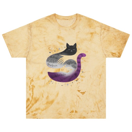 Discover Asexual Asexual Cat Hug LGBT Pride Flag Blast T Shirts