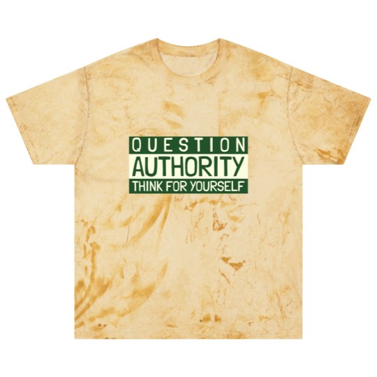 Discover Question Authority Blast T Shirts