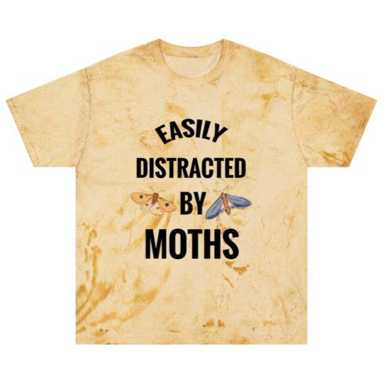 Discover Easily Distracted By Moths | Moth Lover Gift Moon Blast T Shirts