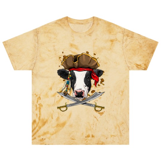 Discover Cattle Cow Pirate Cow Cattle Jolly Roger Flag Nautical Cow Lover Blast T Shirts