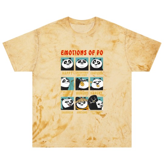Discover kung fu panda emotions of po portrait grid Blast T Shirts