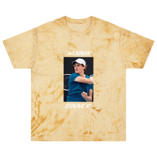 Discover JANNIK SINNER TENNIS Cottonrulz Oversize White Blast T Shirts