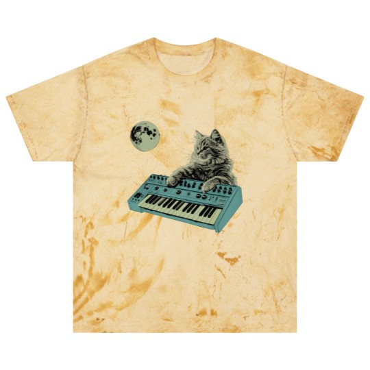 Discover Synthesizer Cat In Space Blast T Shirts
