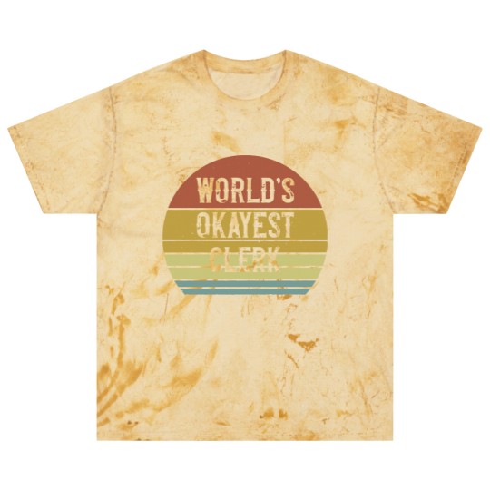 Discover Clerk World's Okayest Clerk Blast T Shirts