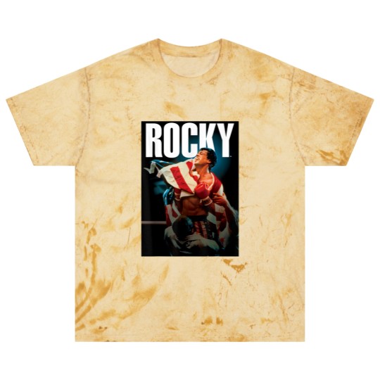 Discover Rocky IV American Flag Portrait Blast T Shirts