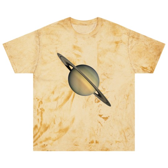 Discover Saturn Print Cool Space Blast T Shirts