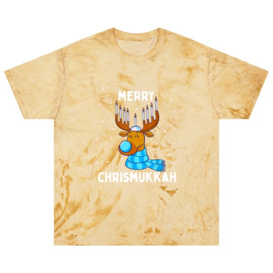 Discover Merry Chrismukkah Jewish Christmas Hanukkah Reindeer Menorah Blast T Shirts